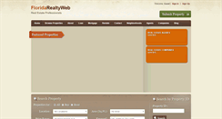 Desktop Screenshot of floridarealtyweb.com