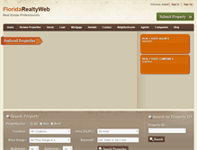 Tablet Screenshot of floridarealtyweb.com